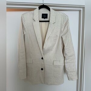 Rails Stanton Pinstripe Linen Blazer